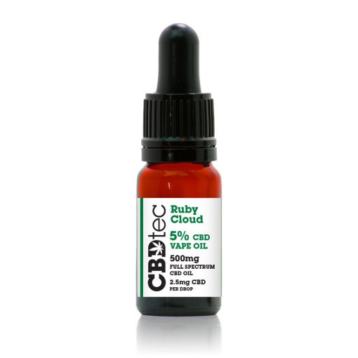 5% ruby cloud cannabis cbd vape oil