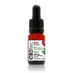 5% ruby mint cbd drops