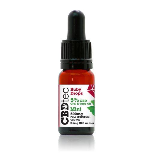 5% ruby mint cbd drops