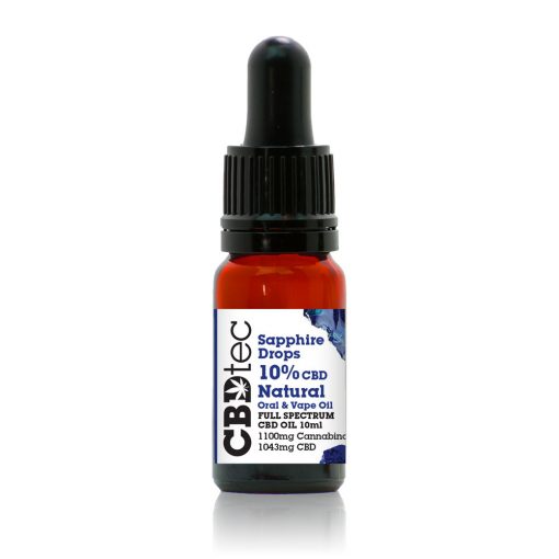 10% sapphire cbd drops