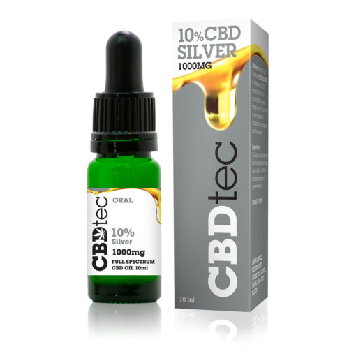 10% silver cbd drops